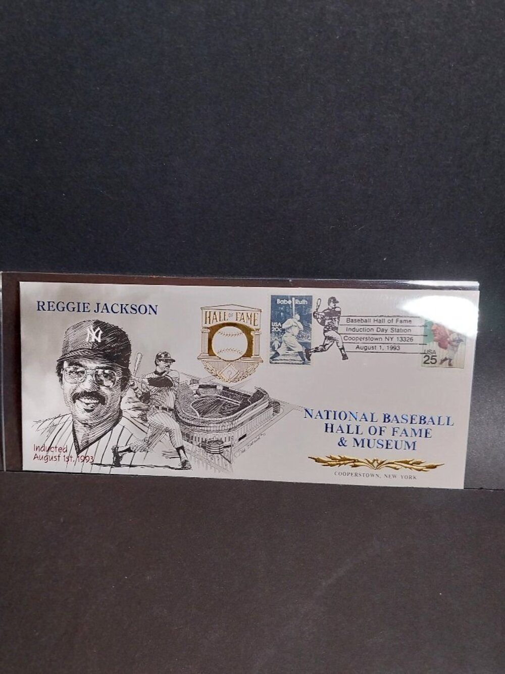 1993 National Baseball HOF Cachet JACKSON